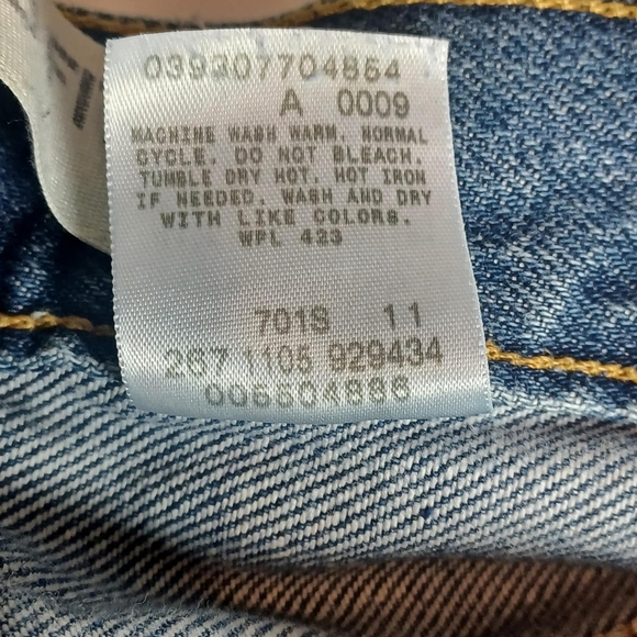 Levis 550 Jeans‎ Men's Size 34x30 Relaxed Fit Blue Medium Wash 100% Cotton - Picture 4 of 7